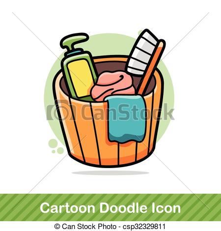 450x470 Shampoo Doodle Vector Clip Art