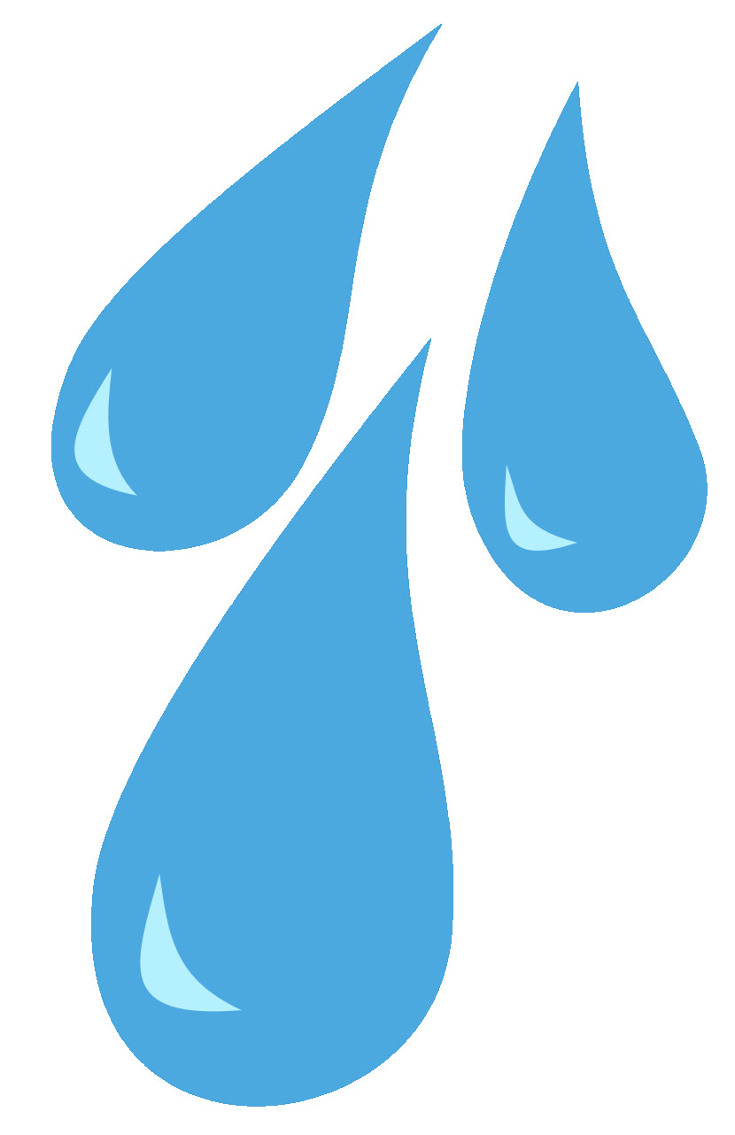 830x1282 Blue Raindrops Png Clipart 1 Rain Drops Clip Art