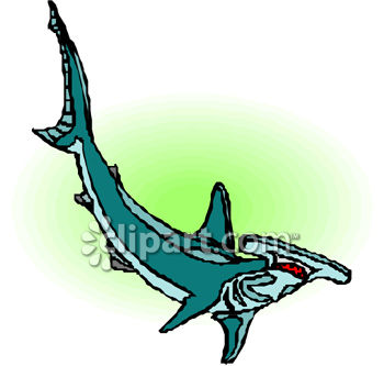 350x333 Royalty Free Clip Art Image Clip Art Image Of A Hammerhead Shark