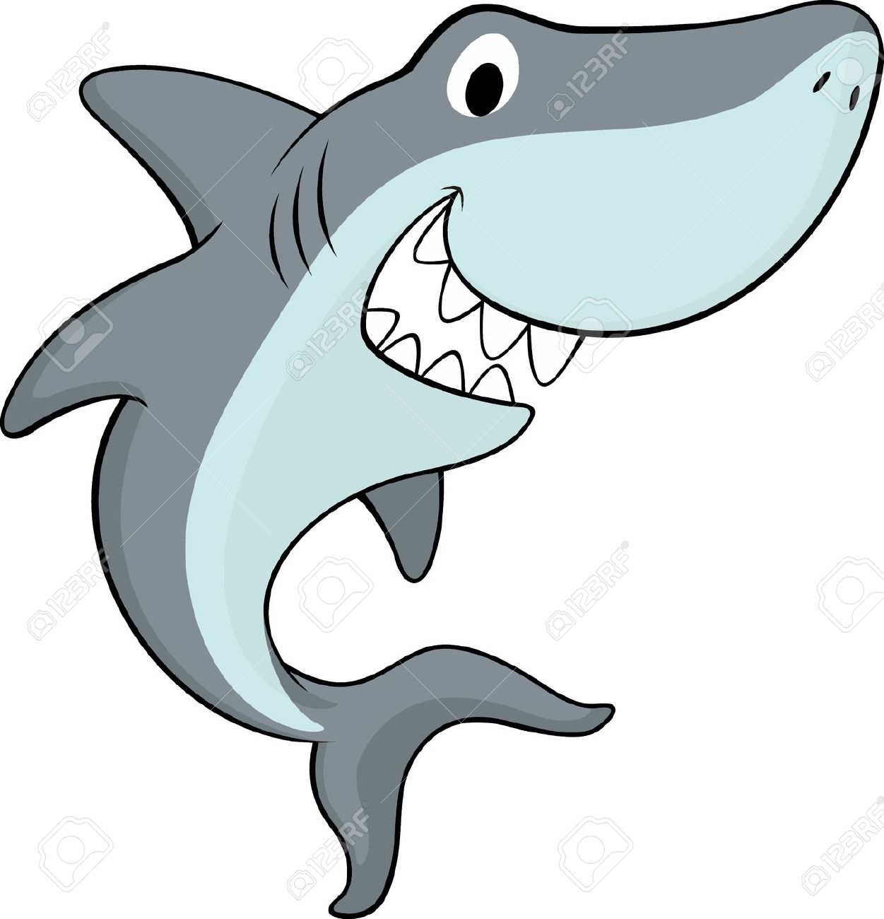 1251x1300 Friendly Shark Clipart