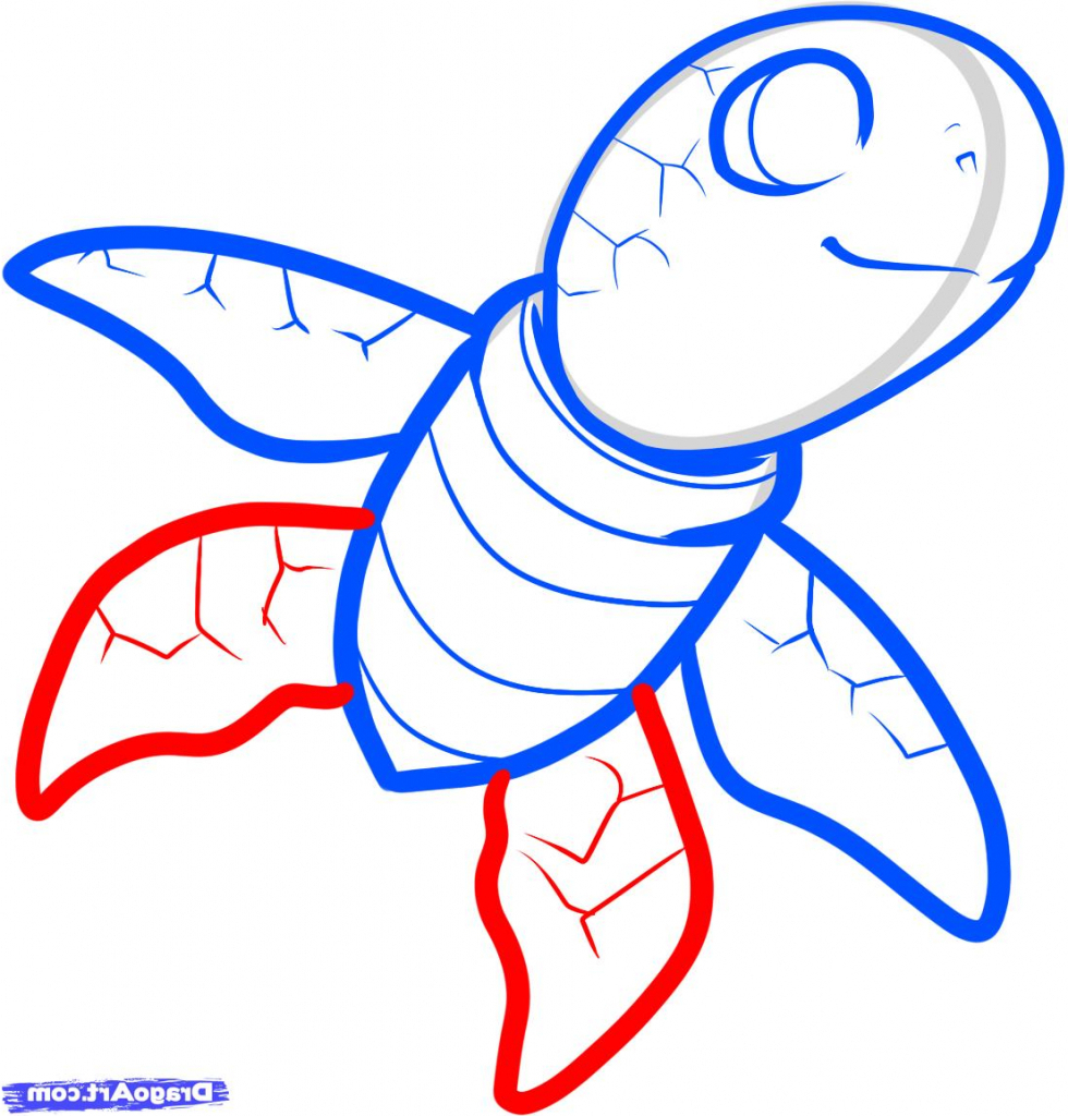 980x1024 How To Draw Ocean Animals How To Draw A Shark Free Download Clip