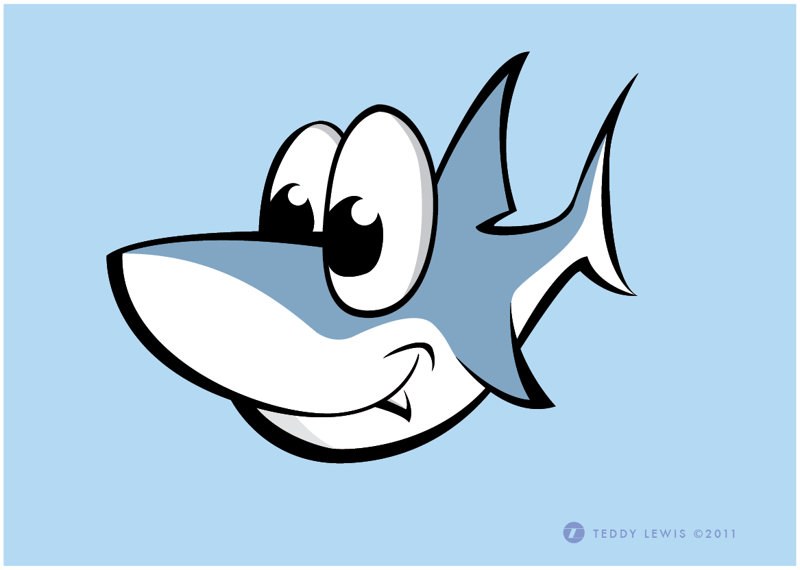 1167x832 Shark Cartoon