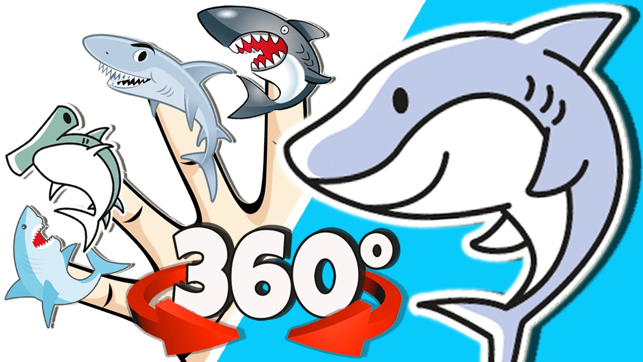 1280x720 Shark Finger Family Sing Along With Baby Shark Songs For Children