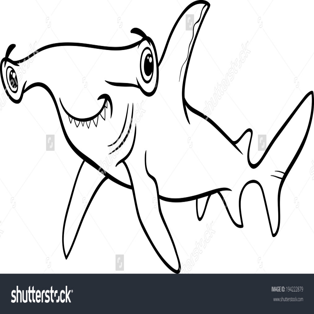 1024x1024 Shark Coloring Pages Free Printable For Kids Awesome Coloring