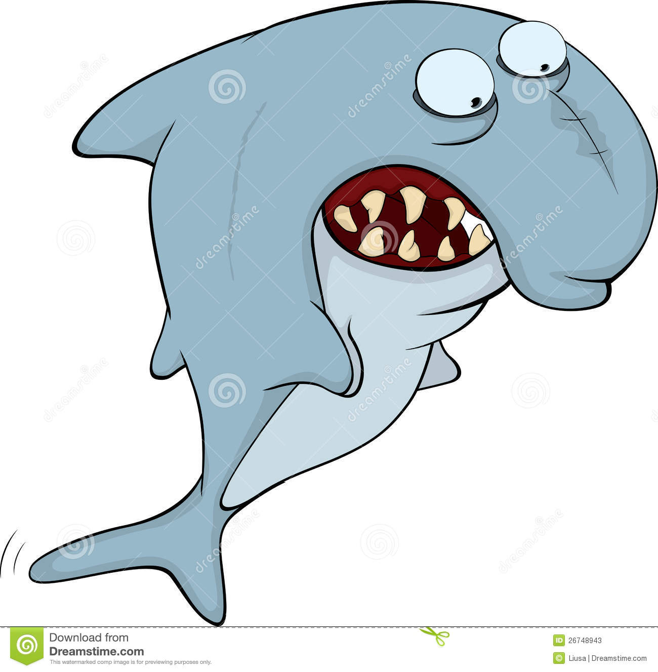 1300x1327 Shark Clipart Sad