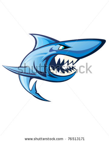 360x470 Picture Ofnngry Blue Shark With His Sharp Teeth Showing In