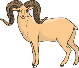 300x261 Sheep Clipart Ram