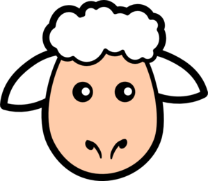 299x261 Cartoon Sheep Clip Art Stamps Clip Art, Cricut