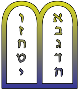 266x297 Ten Commandments Cutout Clip Art