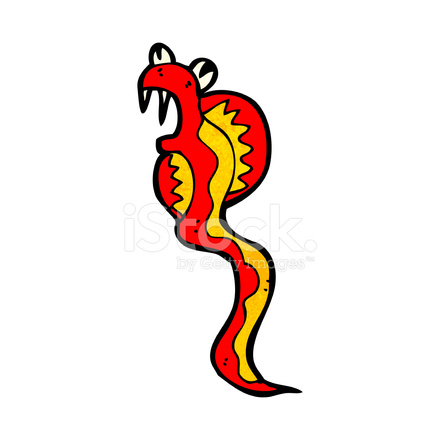 440x440 Cartoon Cobra Stock Vector