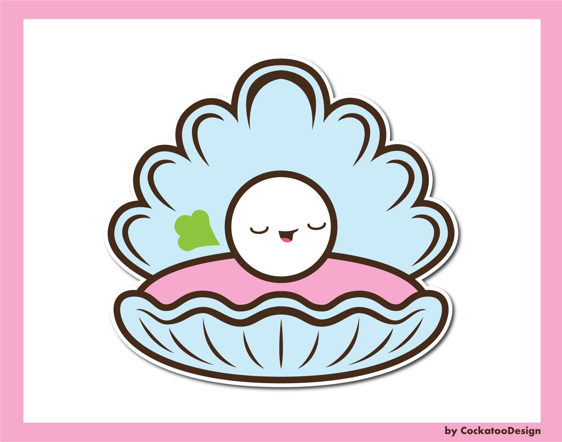 1861x1466 Kawaii Clip Art, Pearl Clipart, Clam Shell Clipart, Pearl Clip Art