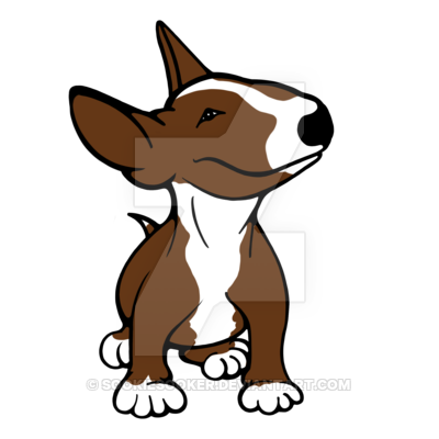 400x400 English Bull Terrier Clip Art