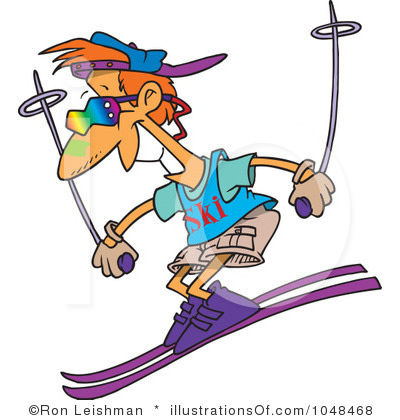 400x420 Ski Tour Clipart