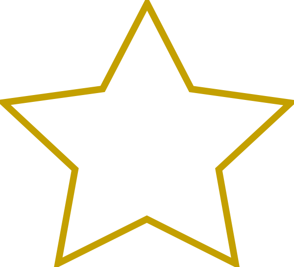 600x545 Large Star Clipart