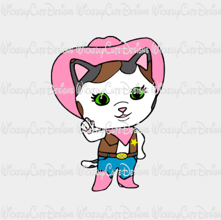 738x734 Sheriff Callie Svg, Dxf, Eps, Png Digital File Wickedly Cute Designs