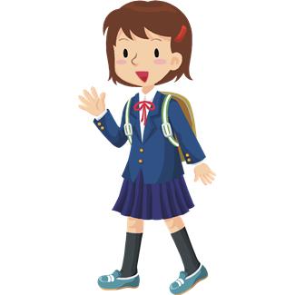 325x325 Clipart School Girl