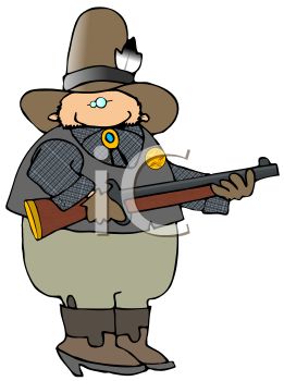 261x350 Western Sheriff Holding A Rifle