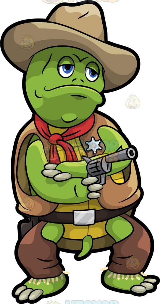 541x1024 Sheriff Clipart Vector Toons