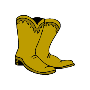 300x300 Boots Clipart Sheriff