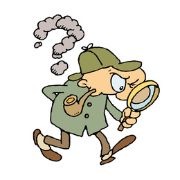 260x260 Free Download Sherlock Holmes Detective Magnifying Glass Clip Art
