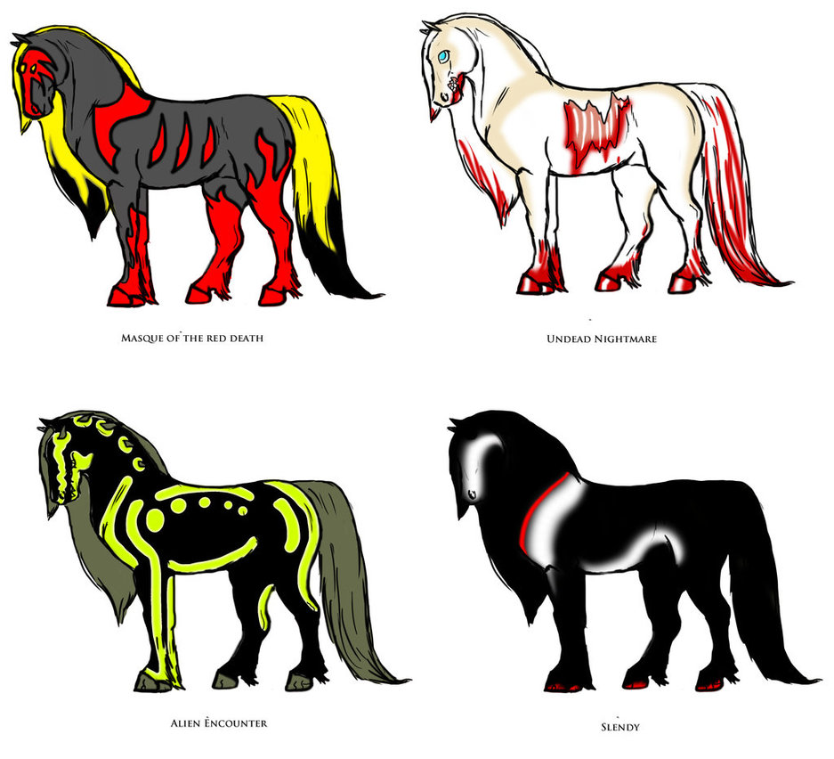 937x852 Horror Horse Designs For Sale By Ktlasair