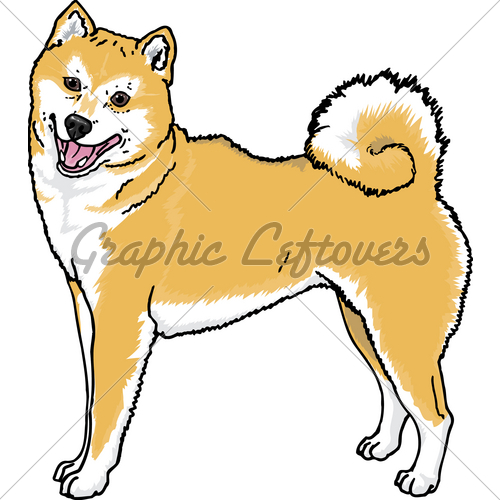 500x500 Shiba Inu Clipart