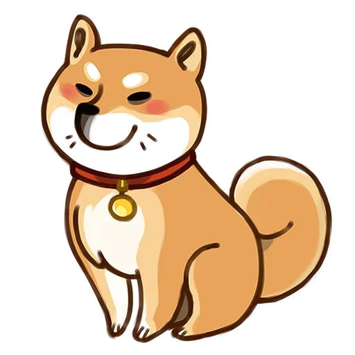 512x512 Shiba Inu Dog Stickers By Quan Nguyen Trong