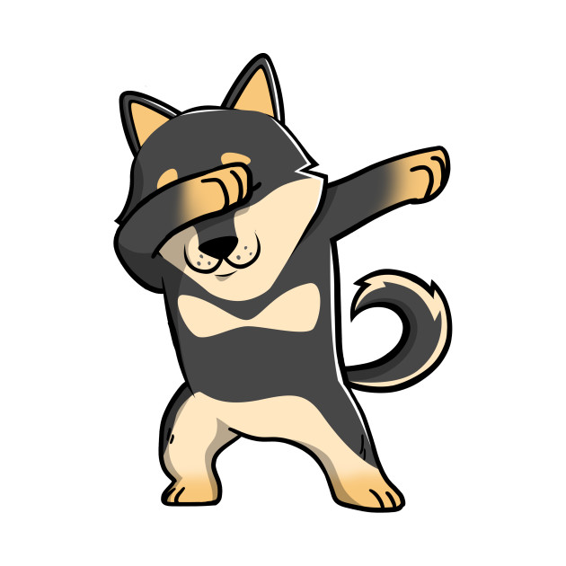 630x630 Black Shiba Inu Dabbing
