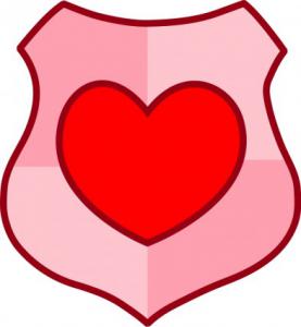 277x300 Love Shield Clip Art Download