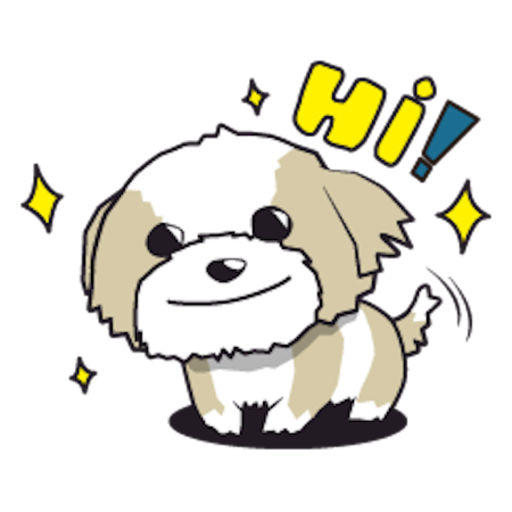 512x512 Shih Tzu The Dog Stickers By Kim Kon Ket