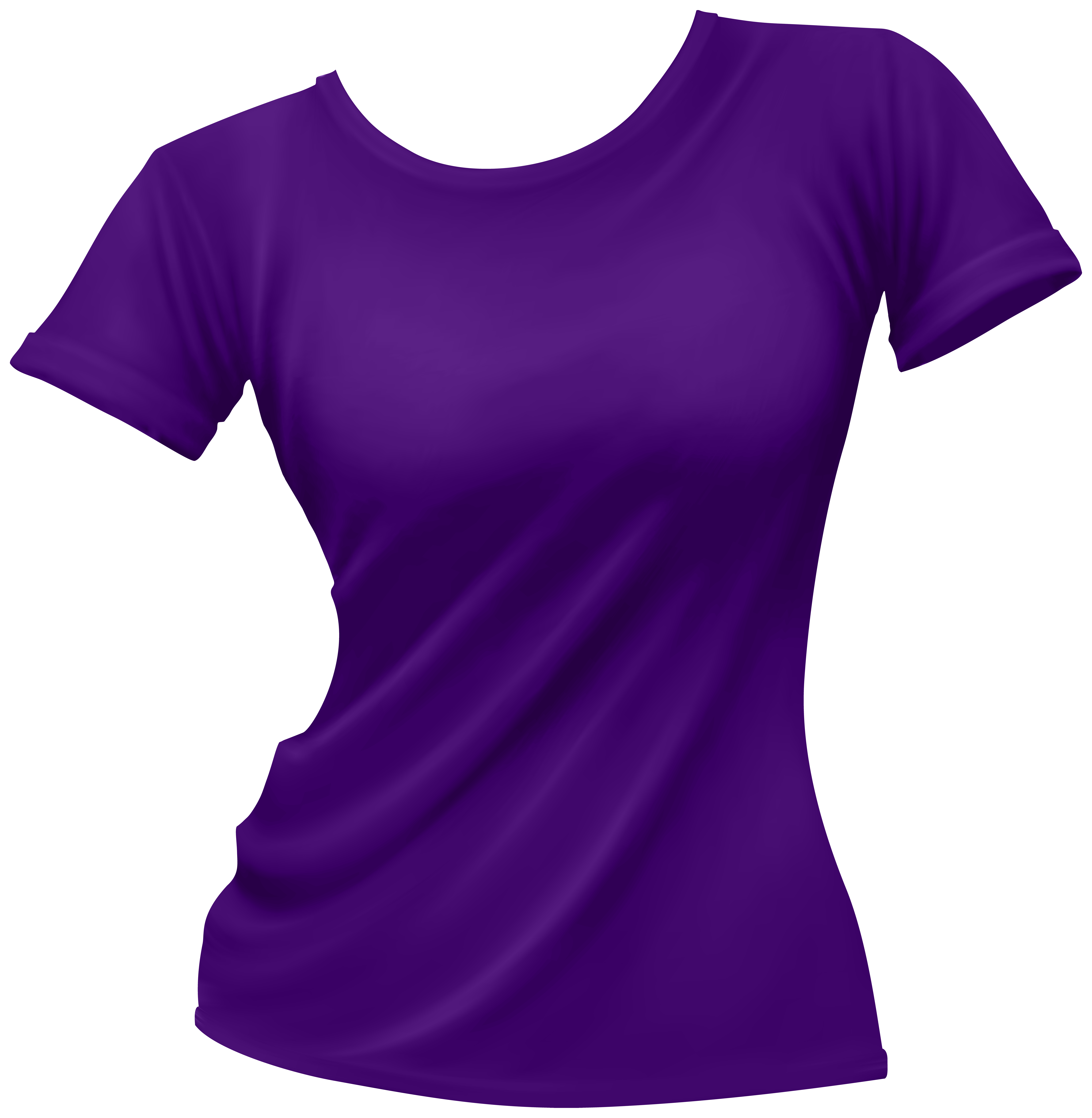 6839x7000 Female T Shirt Purple Png Clip Art