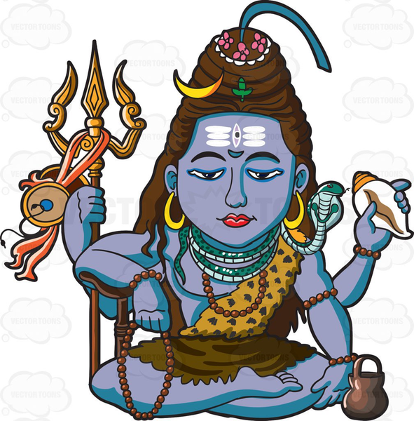 591x600 Clipart Of Lord Shiva Free Images