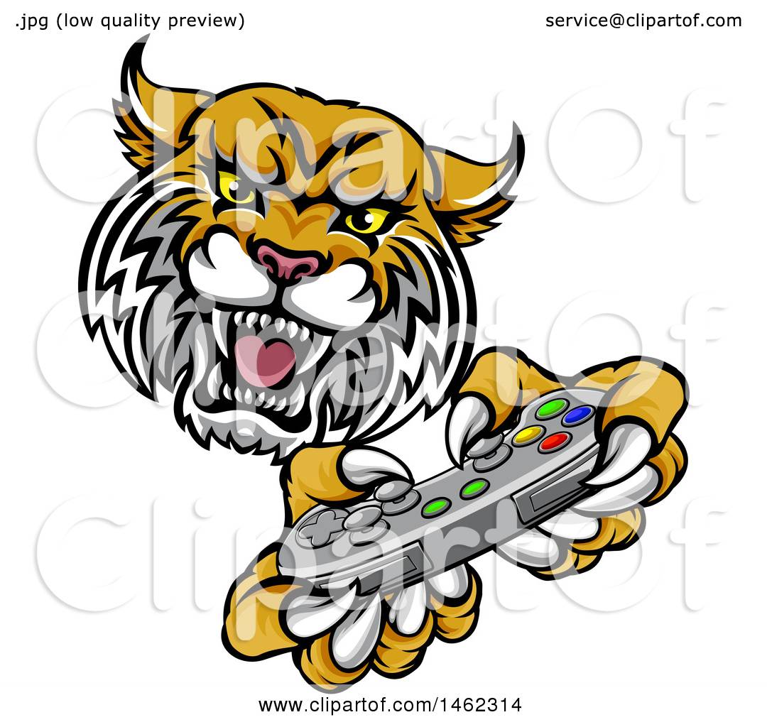 1080x1024 Tan Bobcat Print Clip Art