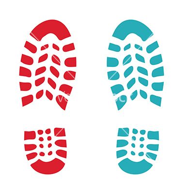 380x400 Awesome Shoe Print Clip Art