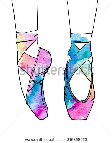 370x470 Pointe Shoes Clipart Free Clip Art