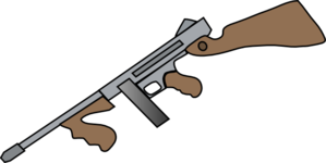 299x150 Thompson Machine Gun Clip Art