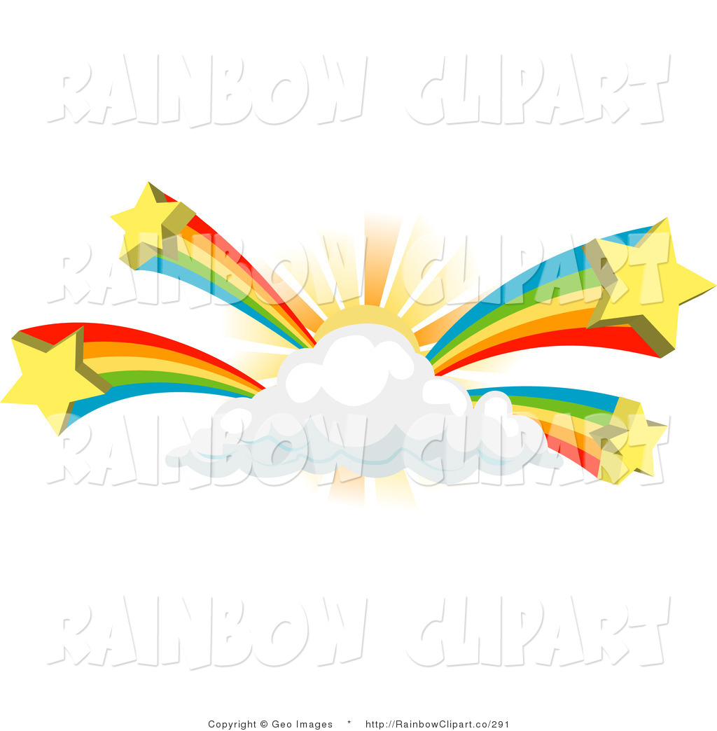 1024x1044 Half Rainbow With Clouds Clipart