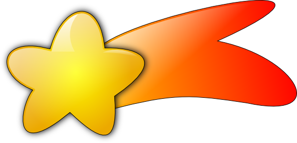 600x288 Pin Shooting Star Clip Art Clipart Panda