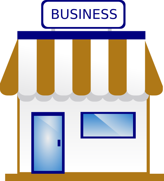 540x597 Shop Blue And Gold Clip Art