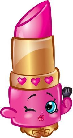 236x443 Lipstick Clipart Shopkins