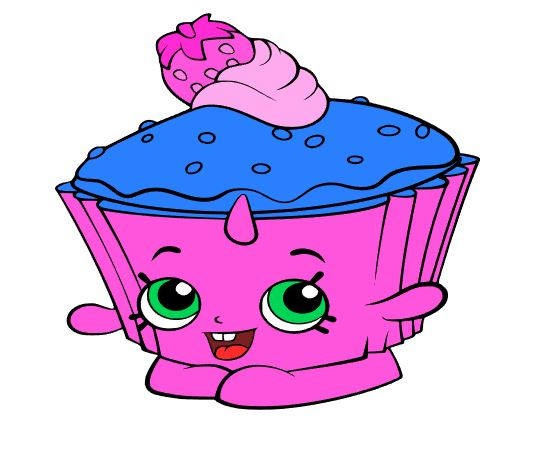 552x465 Shopkin Svg File, Shopkin Cupcake Svg, Svg Cutting File, Svg Cut