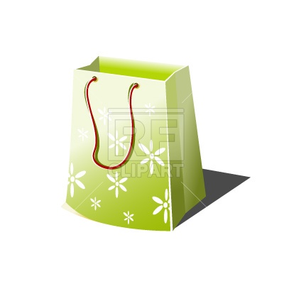 400x400 Paper Shopping Bag Free Download Vector Clip Art Image