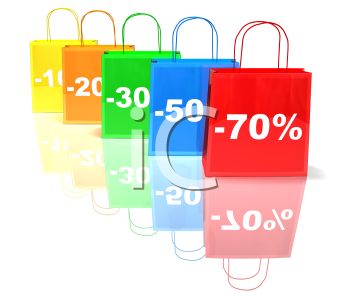 350x296 Shopping Bags With Mark Down Percents On Them