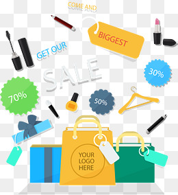 260x284 Exquisite Shopping Malls Promotional Tag Sun, Beautiful Sun