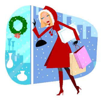 343x336 Christmas Shopping Clipart Shoppers Cliparts Free Download Clip