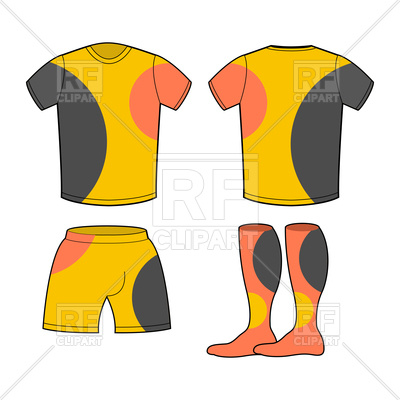 400x400 T Shirt, Shorts And Socks Royalty Free Vector Clip Art Image