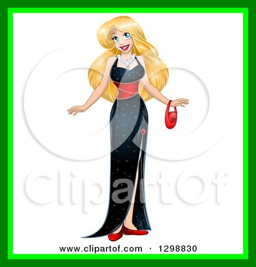 500x520 Amazing Clipart Of A Blond White Woman Wearing Shirt And Shorts