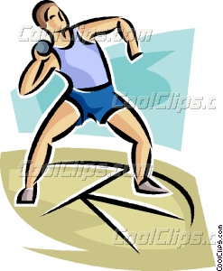 247x300 Man Throwing Shot Put Vector Clip Art