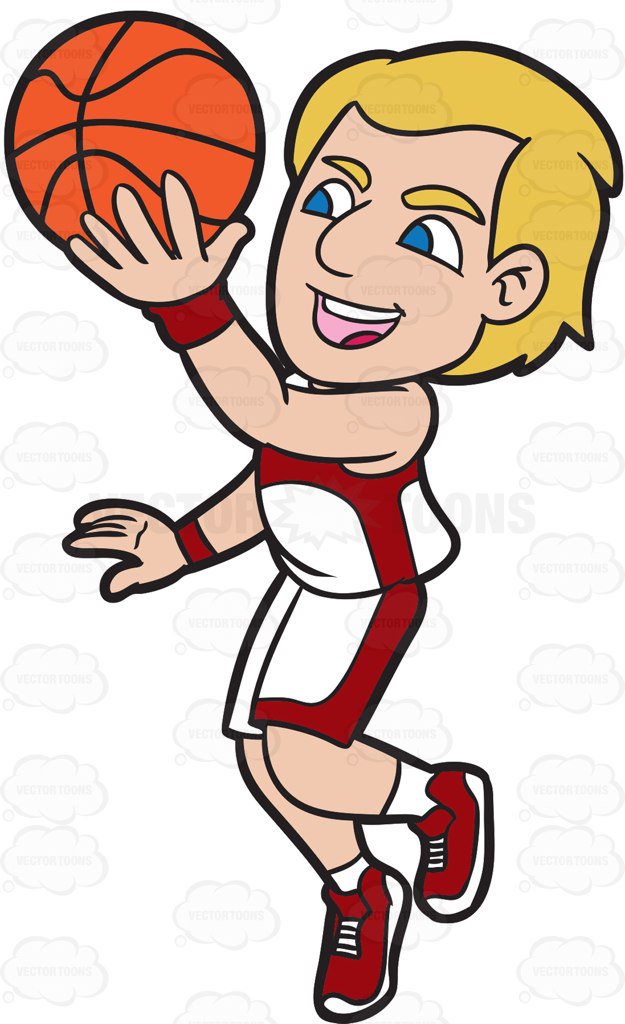 625x1024 Surprising Design Basketball Player Clipart A Passionate Male