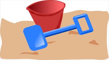 350x193 Free Beach Pail Shovel Clipart